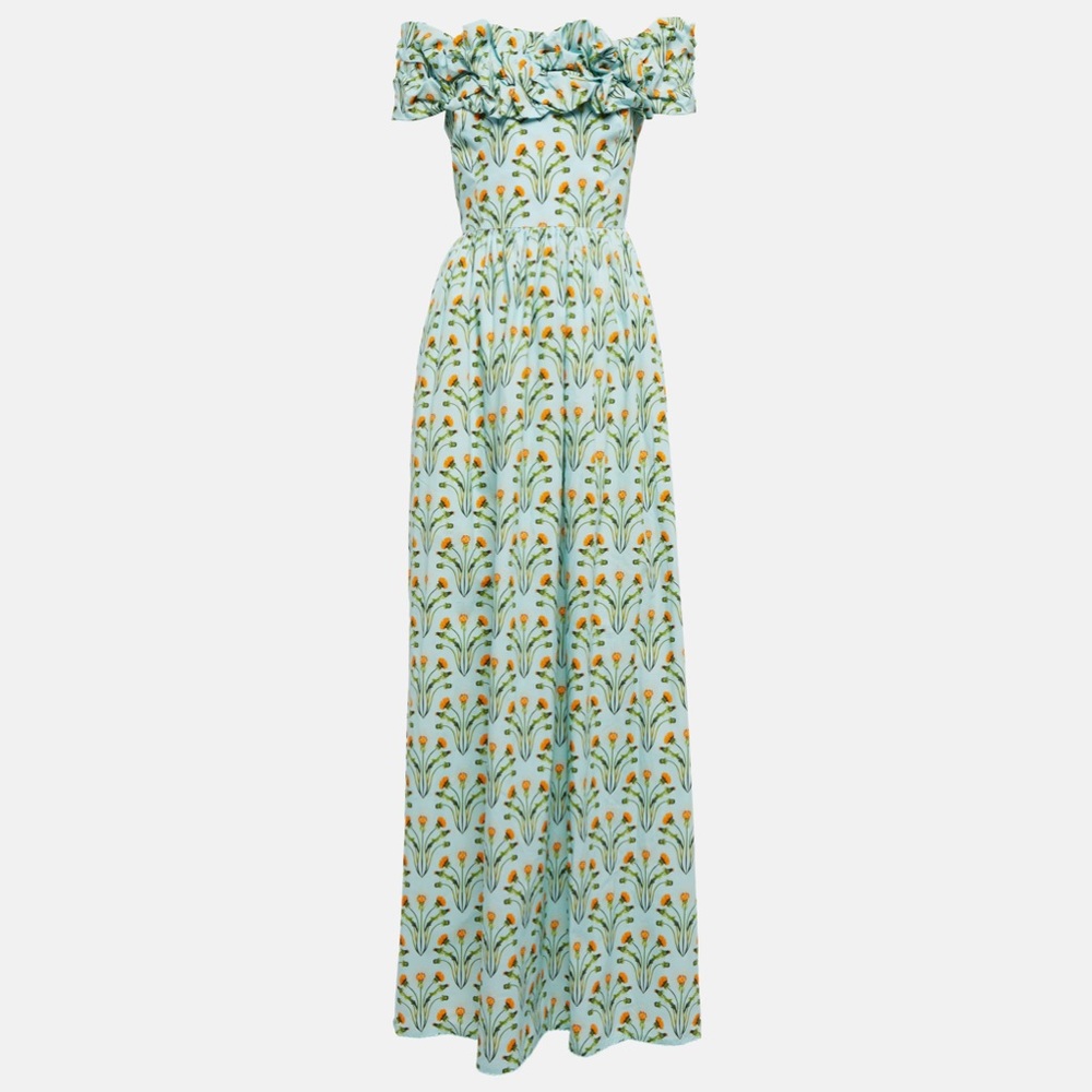 SOLD Agua by Agua Bendita Curandera Espliego Diente De Leon Amanecer Maxi Dress